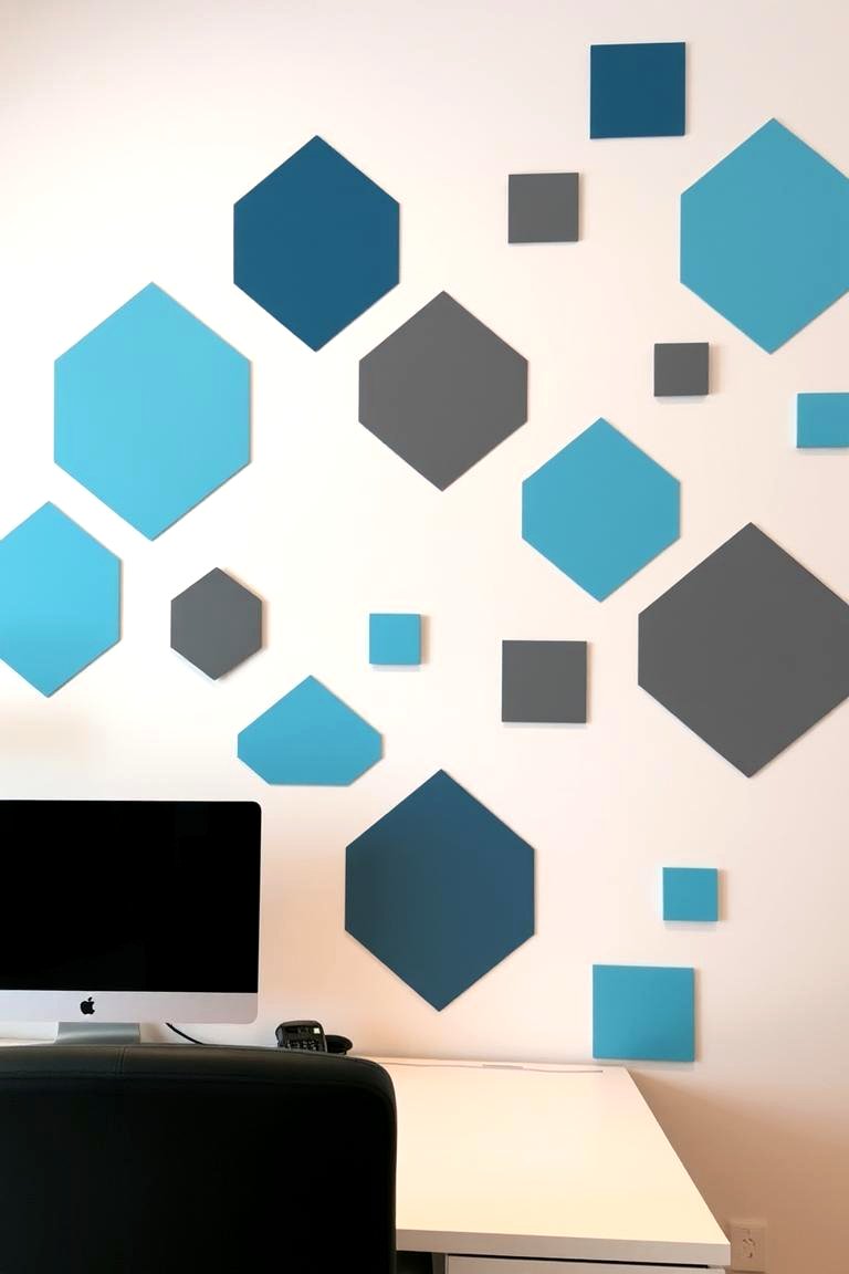 Geometric Decals - 24 Wall Painting Ideas of Any Room