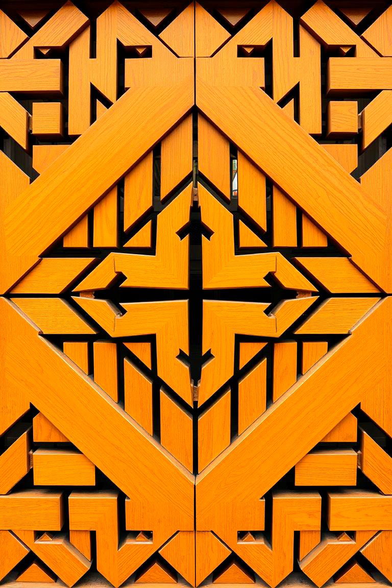 Geometric Pattern Creativity - 24 Corner Fence Ideas
