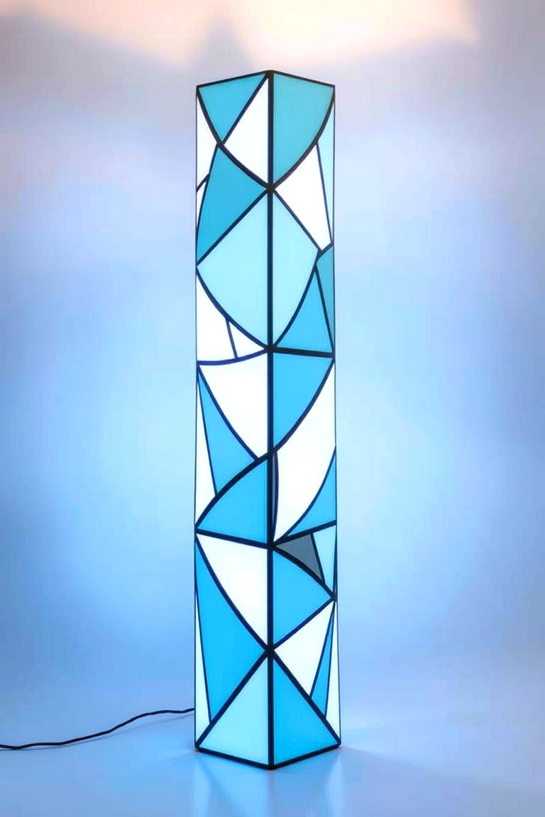 Geometric Pattern Floor Lamp - 24 Living Room Floor Lamp Ideas and Inspiration