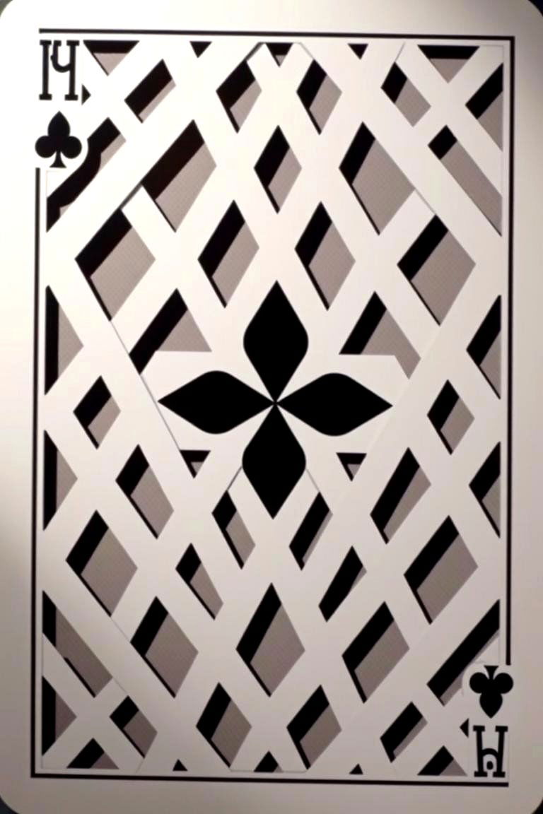 Geometric Pattern Lattice Layout - 24 Deck Lattice Ideas