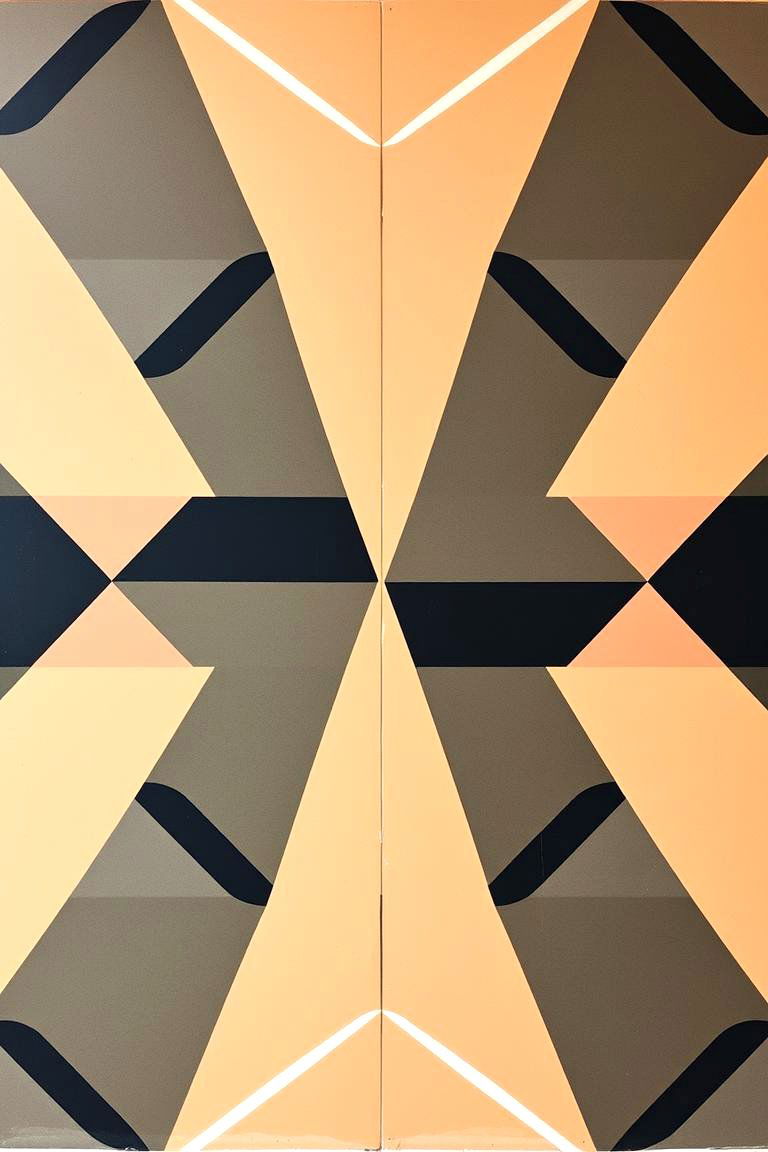 Geometric Pattern Murals - 24 Library Murals