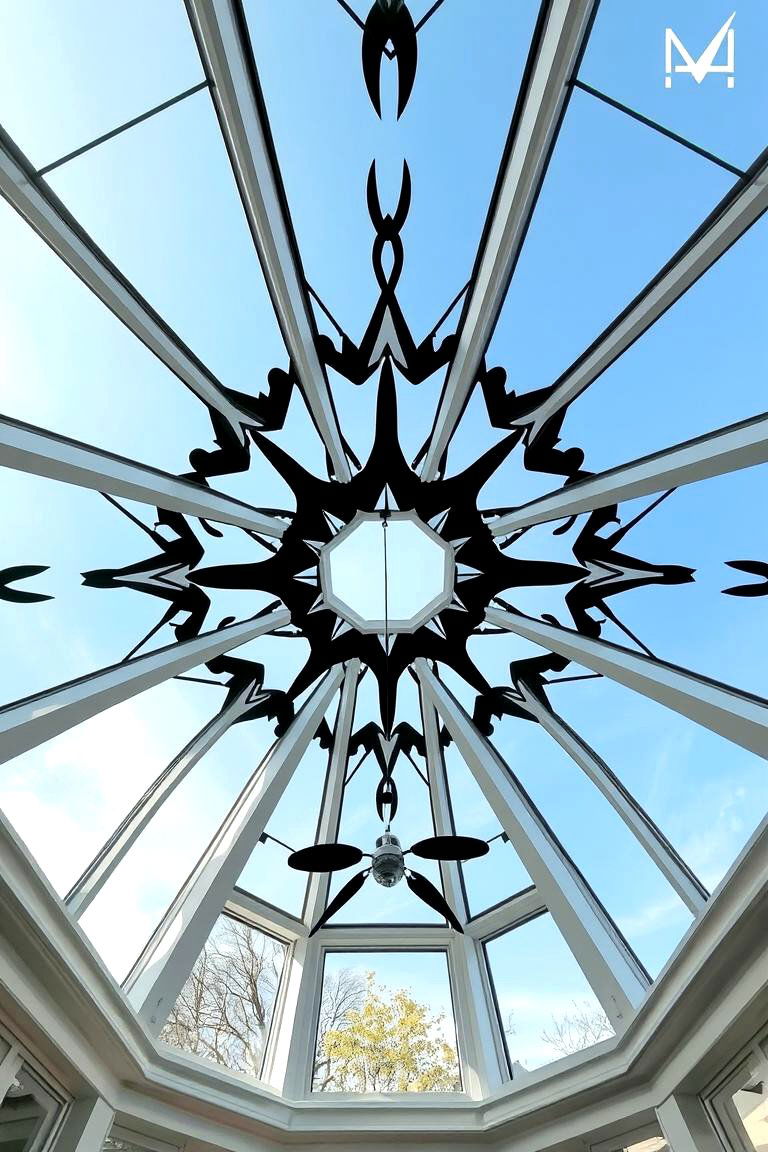 Geometric Patterned Inspiration - 24 Sunroom Ceiling Ideas