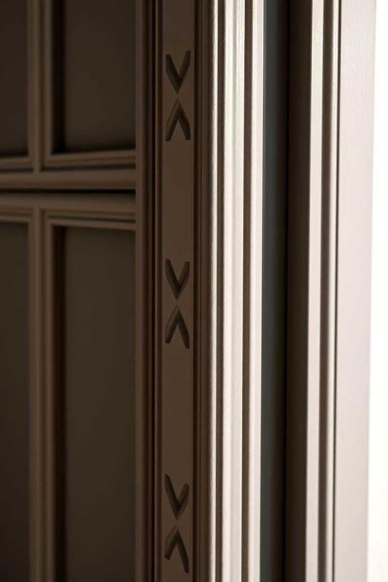 Geometric Patterned Trim - 24 Door Trim Ideas