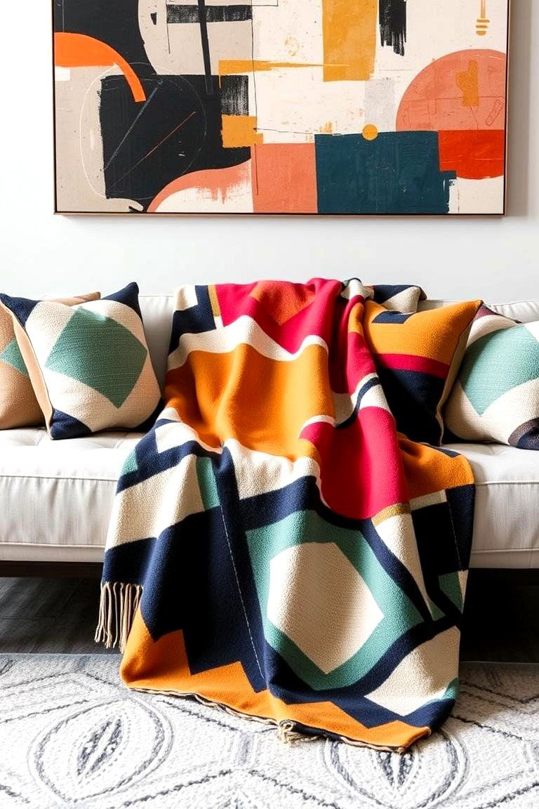 Geometric Patterns - 24 70s Living Room Ideas