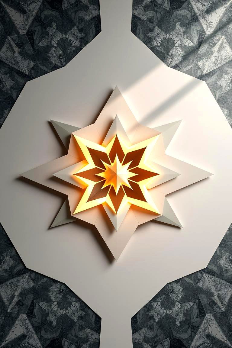 Geometric Shapes Centerpiece - 24 Centerpiece Ideas