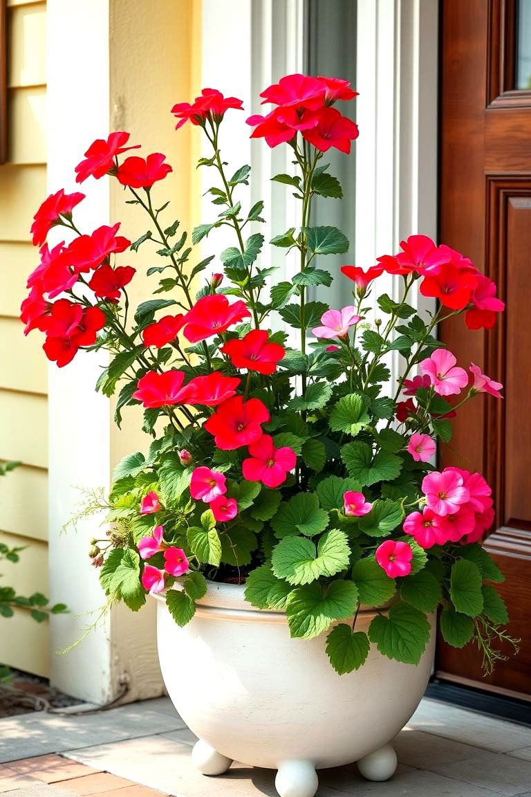 Geranium Blooms - 24 Front Door Plants