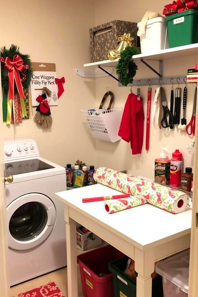Gift Wrapping Station - 24 Utility Room Ideas