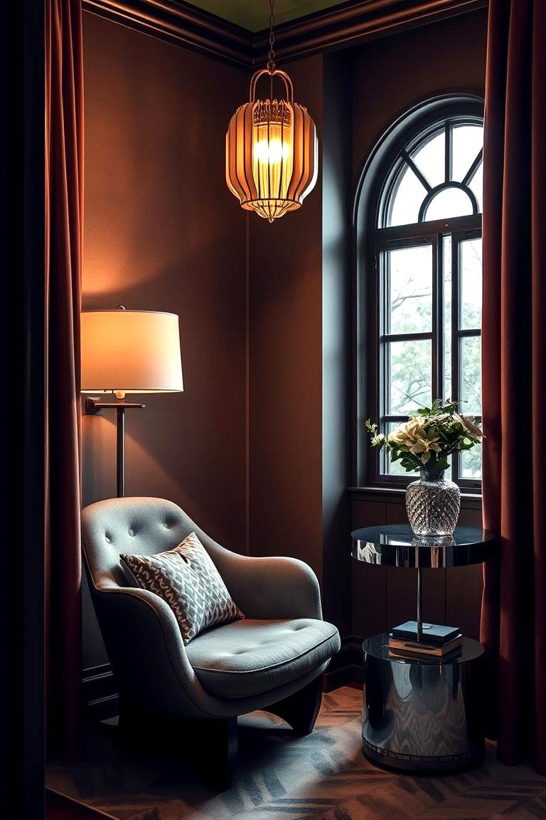 Glamorous Accent Walls - 24 Art Deco Interior Design Ideas