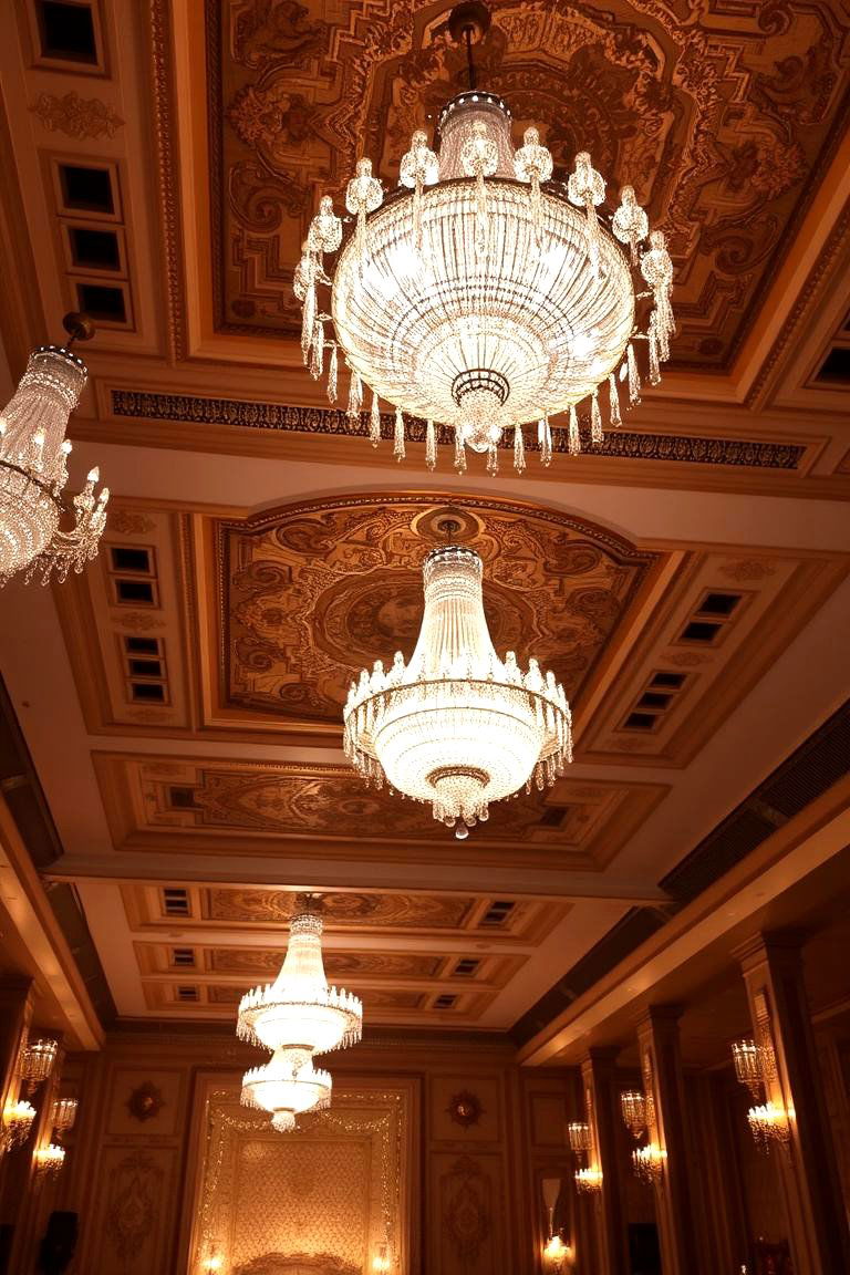 Glamorous Chandelier Displays - 24 Wedding Decoration Ideas