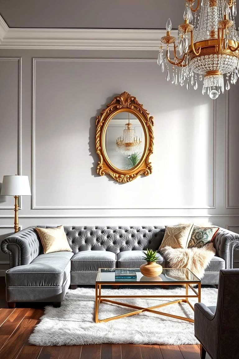 Glamorous Grey - 24 Grey Couch Living Room Ideas