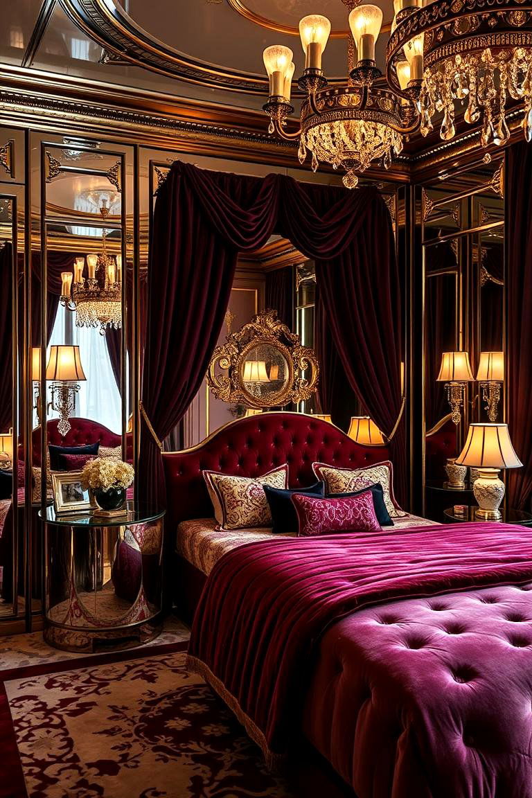 Glamorous Hollywood Regency Bedroom - 24 Bedroom Ideas for Women