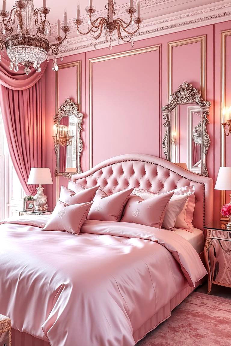 Glamorous Pink Luxe - 24 Pink Bedroom Ideas