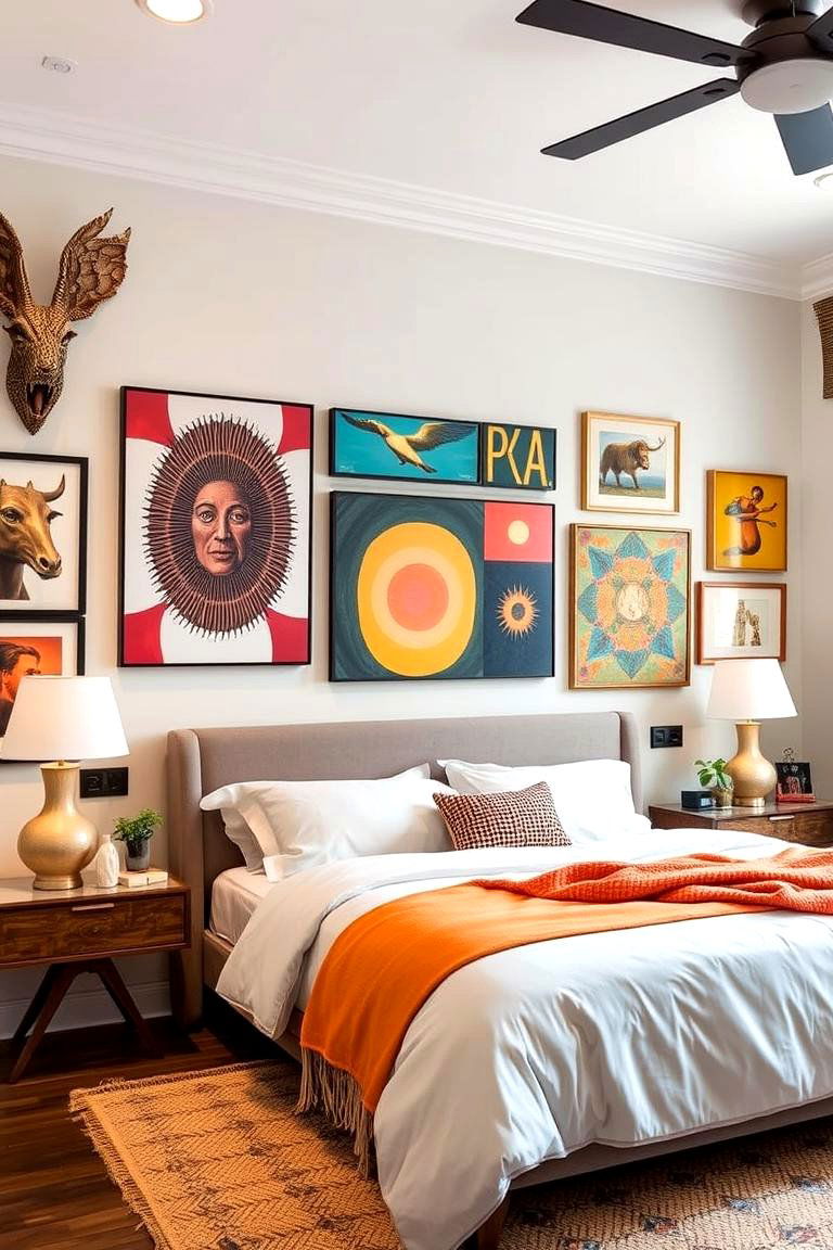 Glamorous Wall Art and Decor - 24 Glam Bedroom Ideas