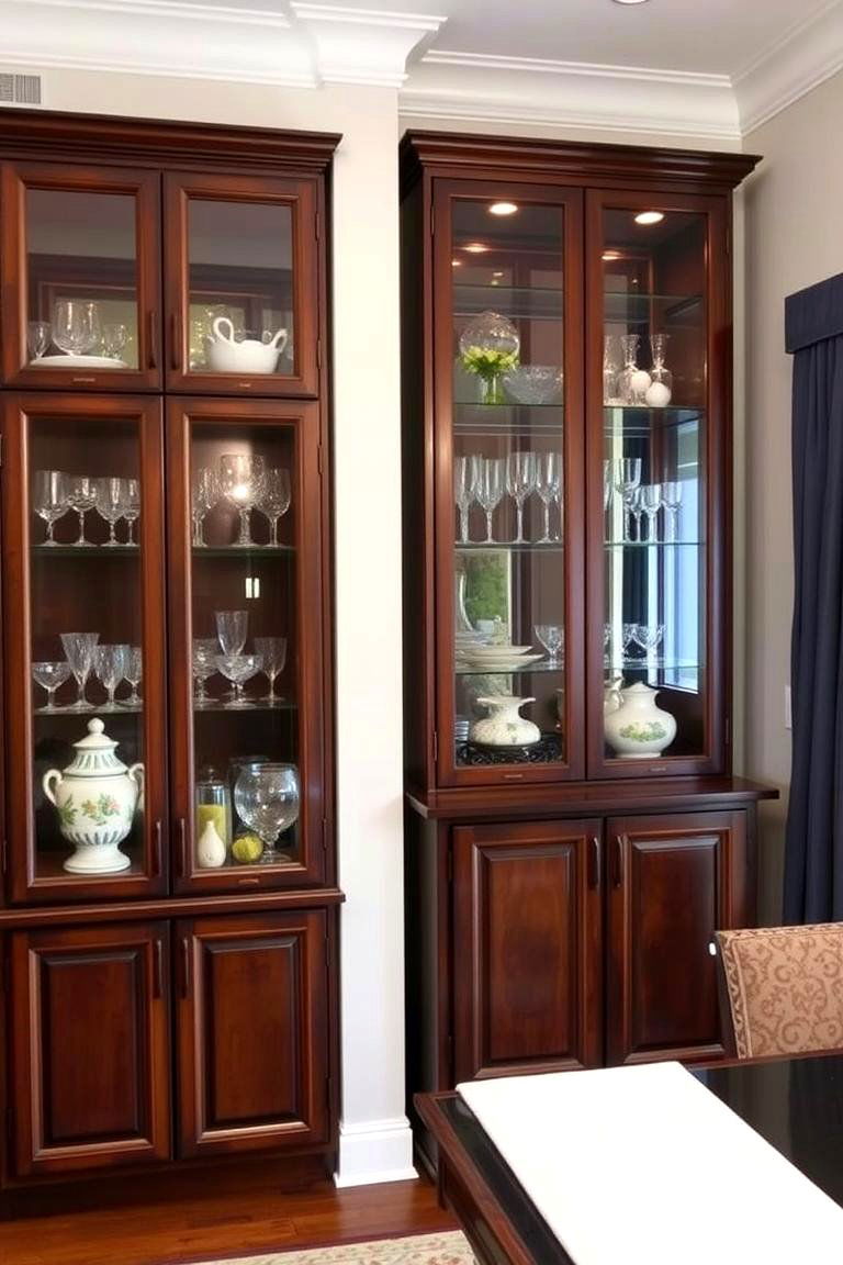 Glass Door Cabinets - 24 Floor to Ceiling Cabinets Ideas