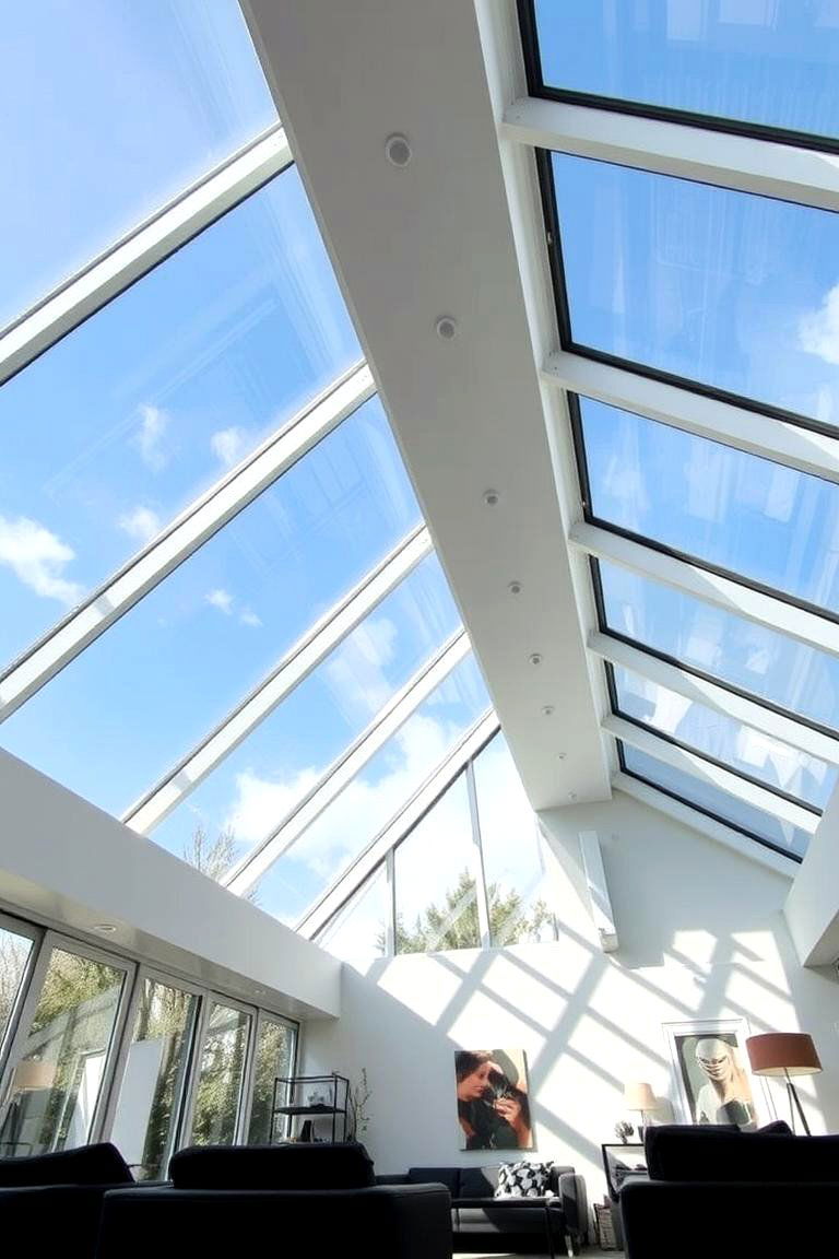 Glass Element Incorporation - 24 Vaulted Ceiling Ideas