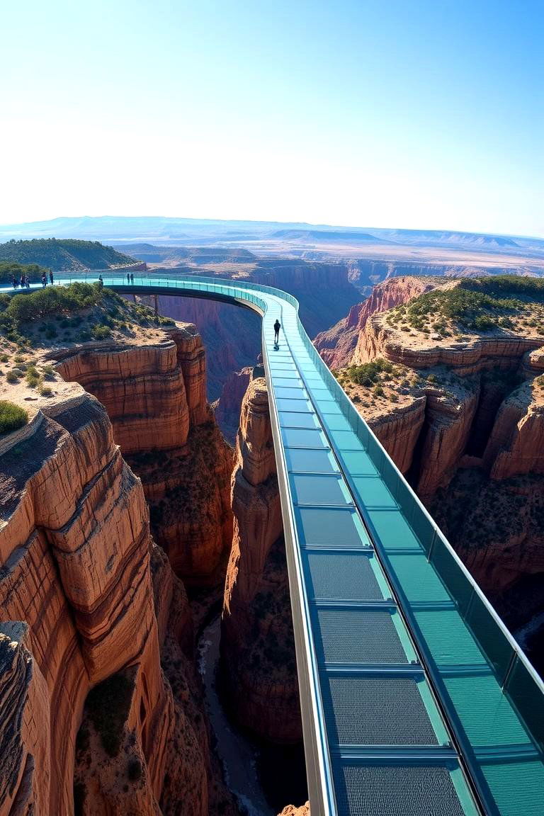 Glass Floor Elevated Walkway - 24 Elevated Walkway Ideas