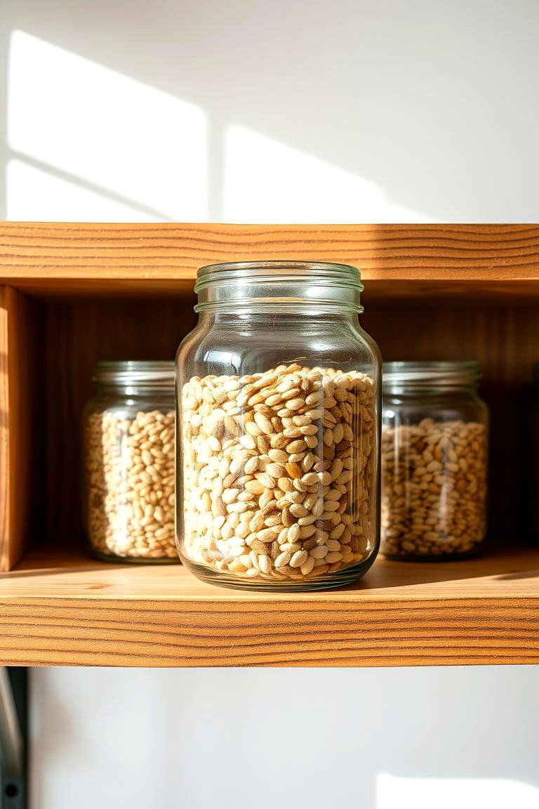 Glass Jars for Seed Storage - 24 Seed Storage Ideas