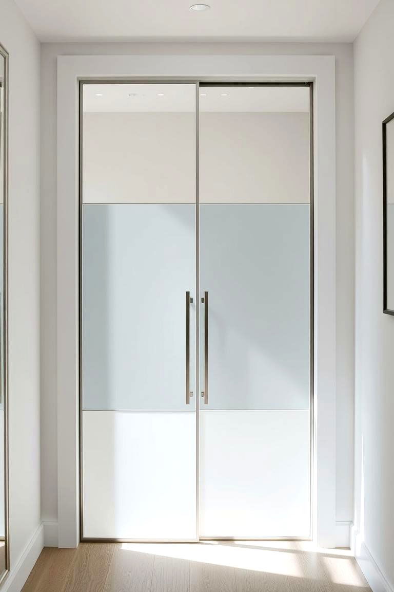 Glass Panel Grace - 24 closet door ideas
