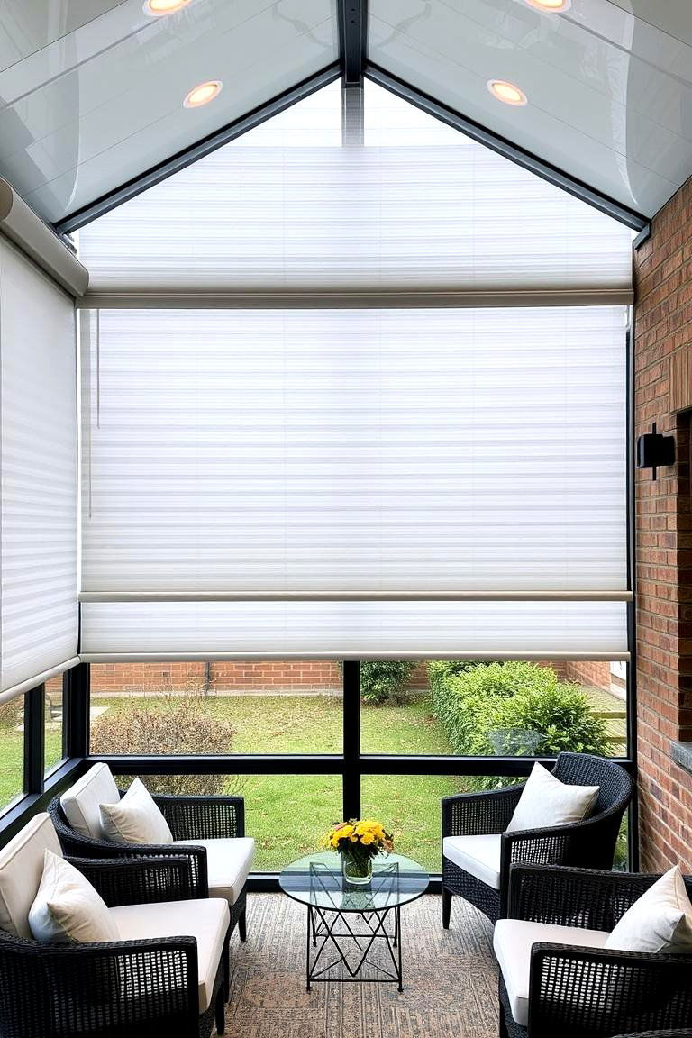 Glass Porch with Smart Technology - 24 Glass Porch Design Ideas