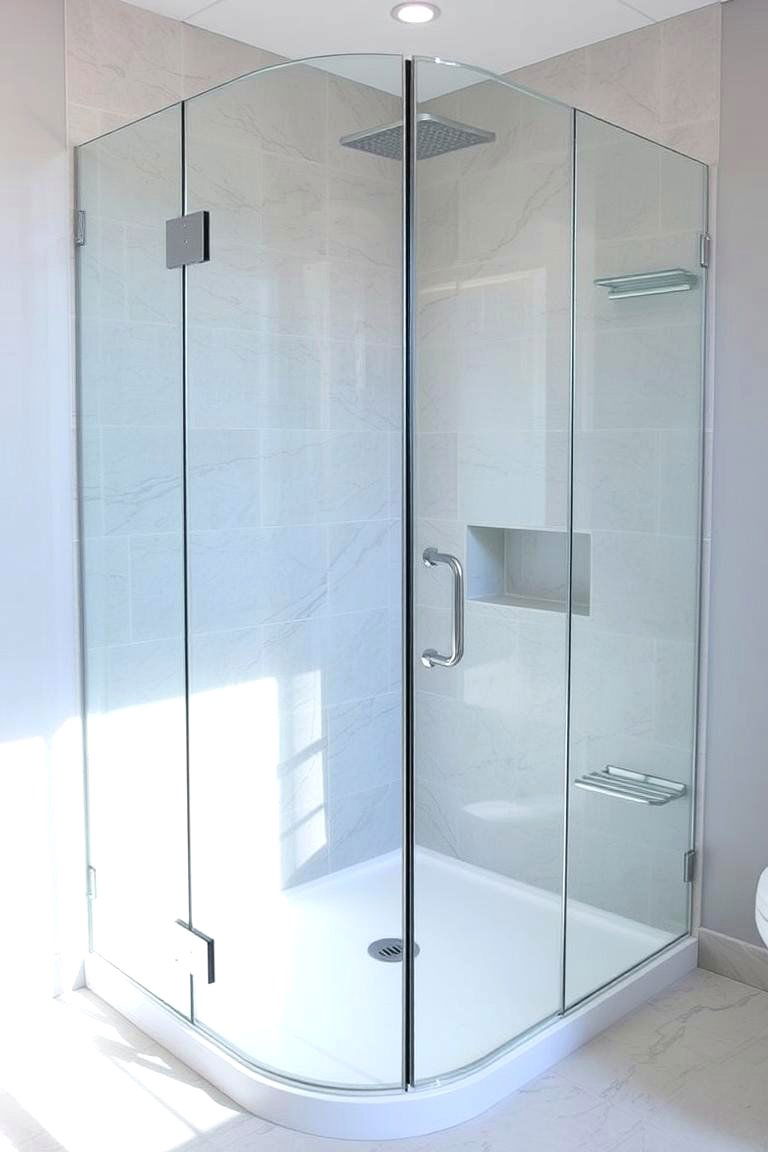 Glass Shower Enclosures - 24 Modern Bathroom Decor Ideas