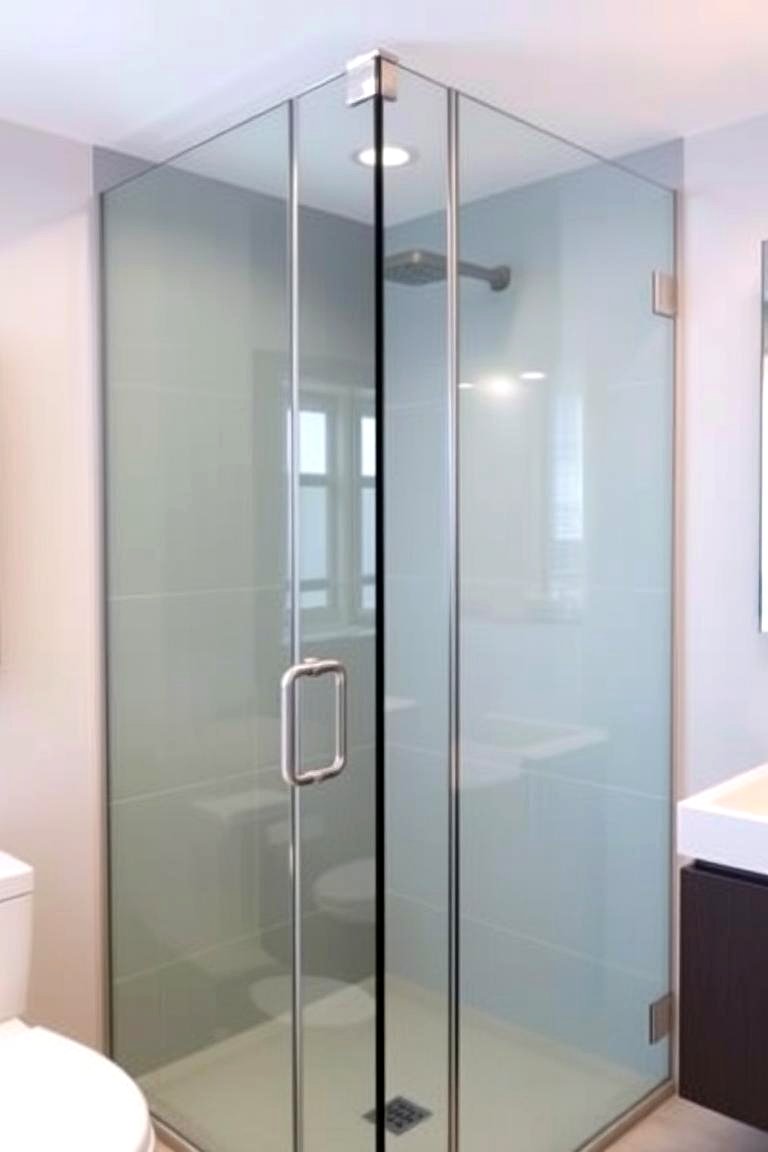 Glass Shower Enclosures - 24 Mid-century Modern Bathroom Ideas