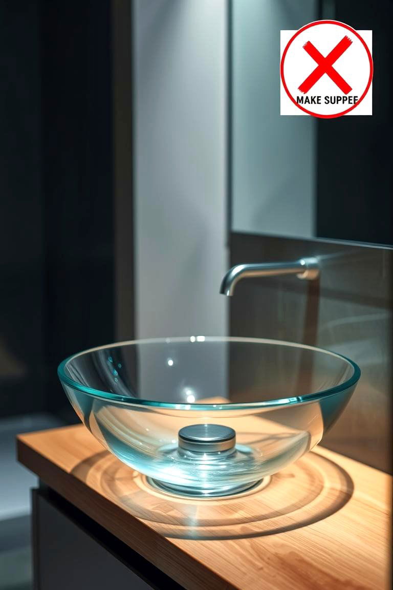 Glass Sink - 24 Bathroom Sink Ideas