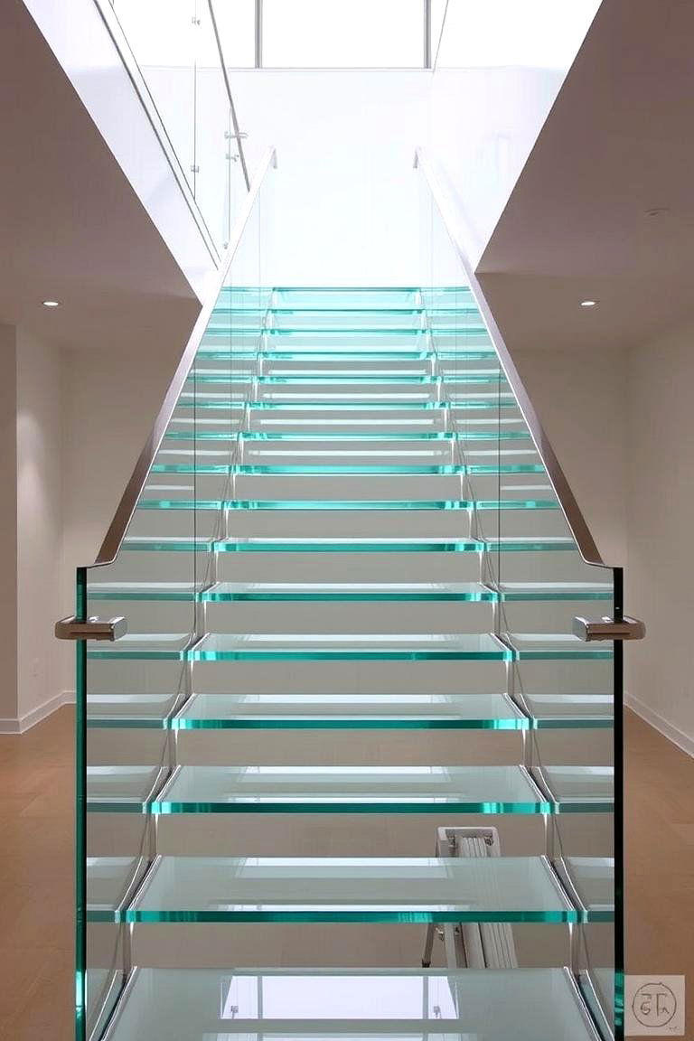 Glass Staircase - 24 Staircase Ideas