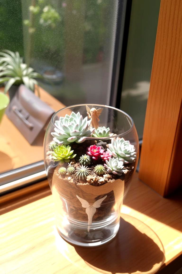 Glass Vase Garden - 24 Fall Birthday Party Ideas