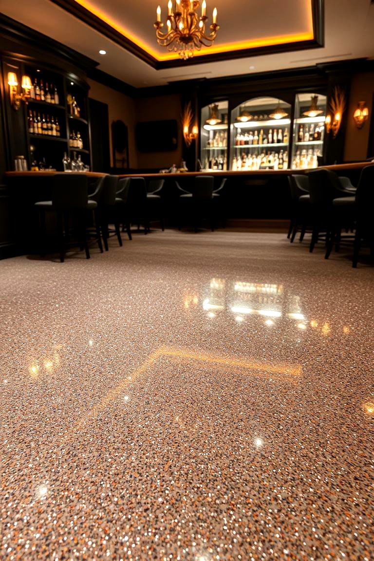 Glitter Epoxy Floors for Sparkle and Shine - 24 Epoxy Floor Designs