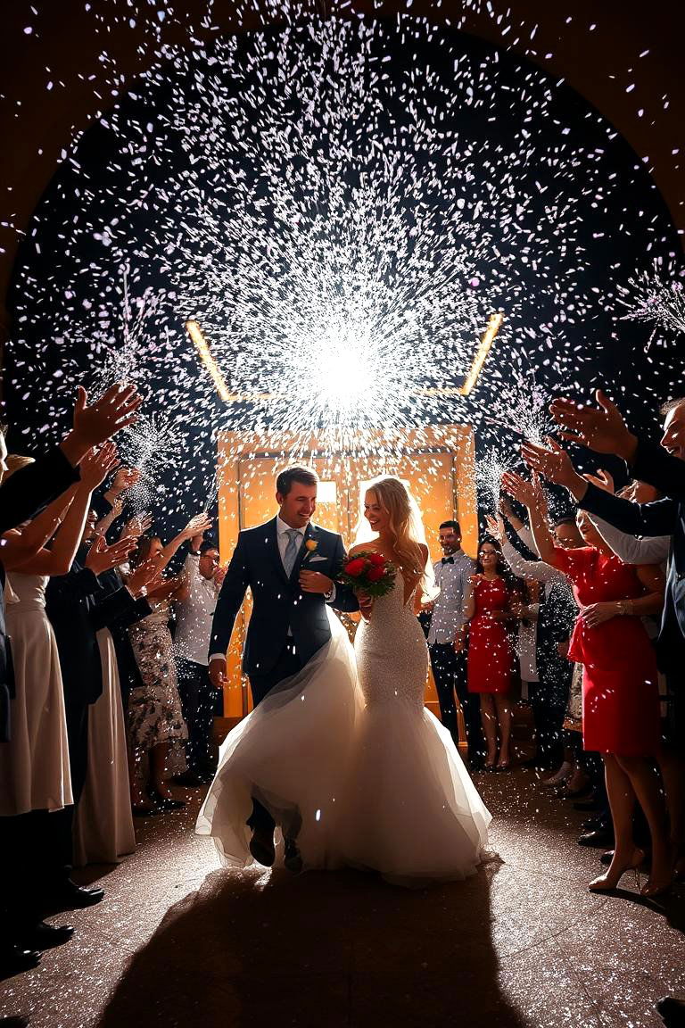 Glitter Shower - 24 Wedding Send-off Ideas