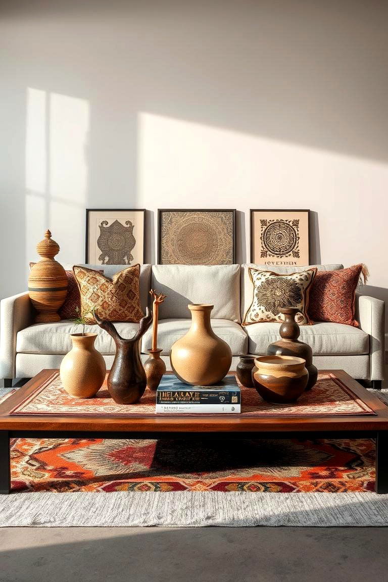 Global Accents - 24 Coffee Table Decor Ideas