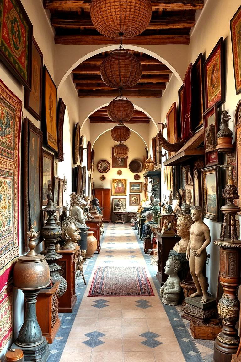Global Artifact Curations - 24 Boho Hallway Ideas