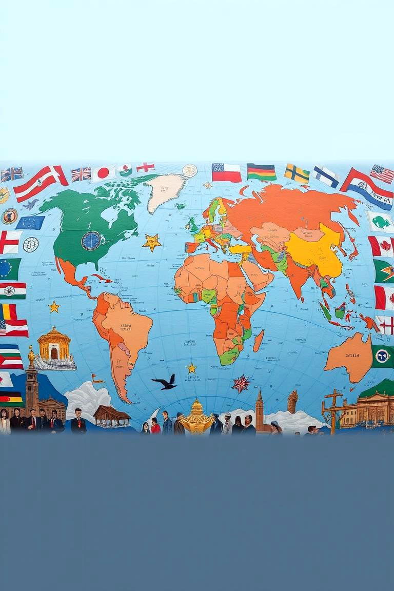 Global Unity and Peace - 24 School Mural Ideas