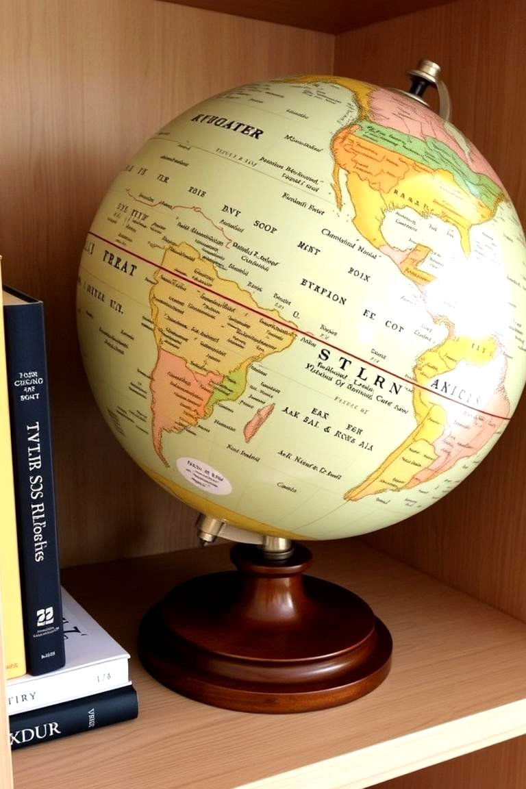 Globe or Map Decor - 24 Safari Nursery Decor Ideas
