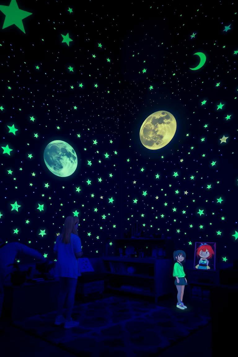 Glow in the Dark Anime Decor - 24 Anime Room Ideas