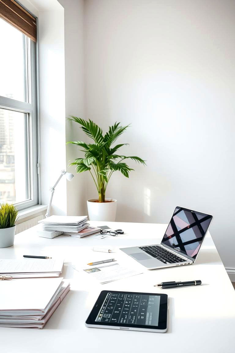 Go Digital to Reduce Paper Clutter - 24 Office Storage Ideas