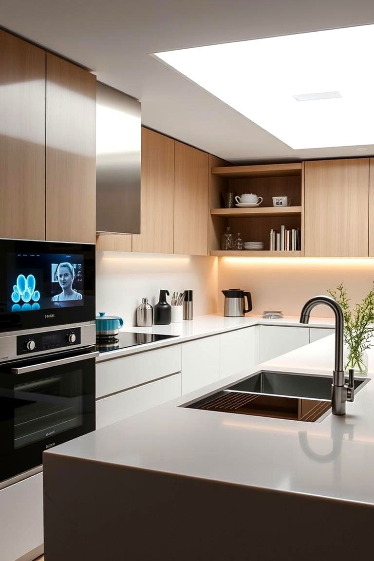 Go For Smart Kitchen Gadgets - 24 Minimalist Kitchen Ideas