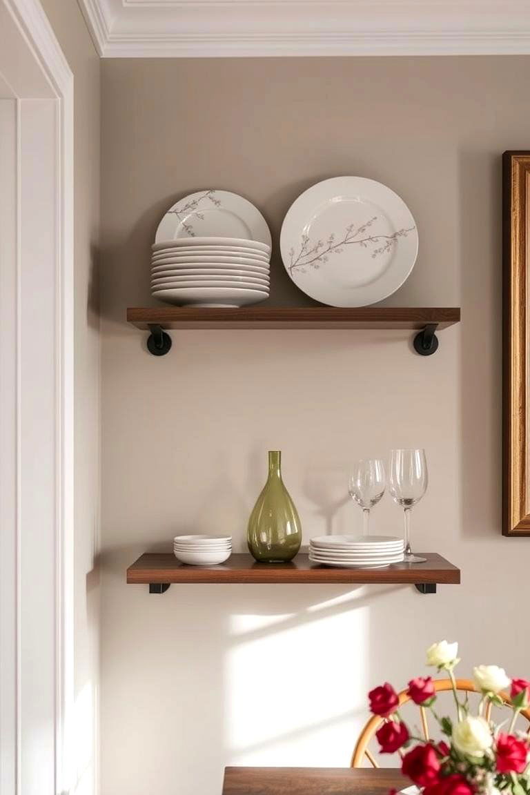 Go Vertical with Storage - 24 Small Dining Room Ideas