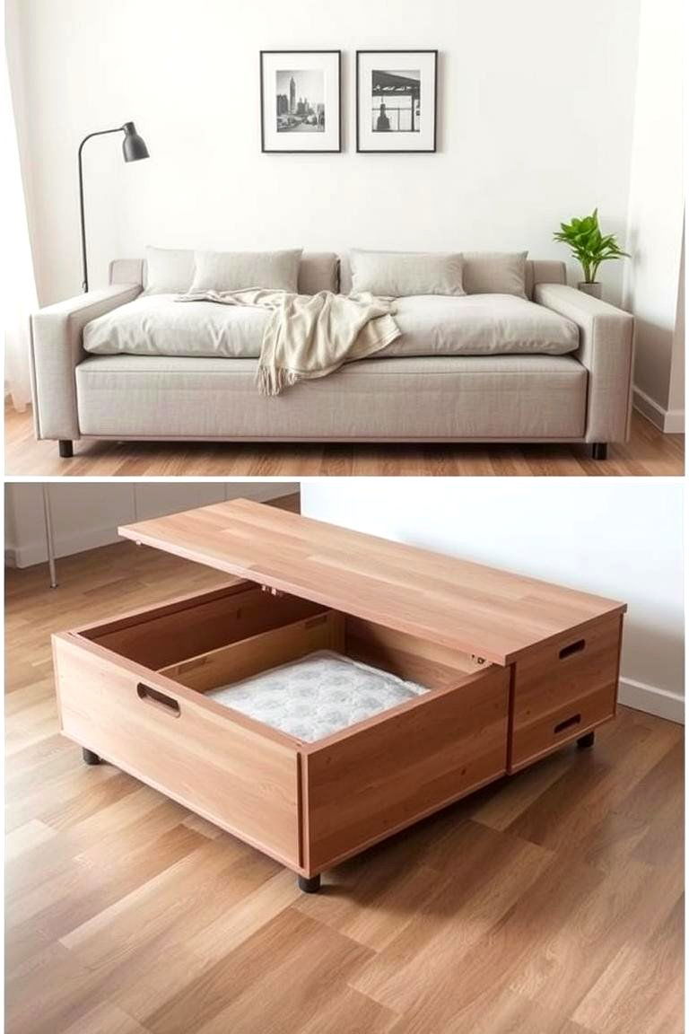 Go for Multi Functional Furniture - 24 Apartment Decorating Ideas