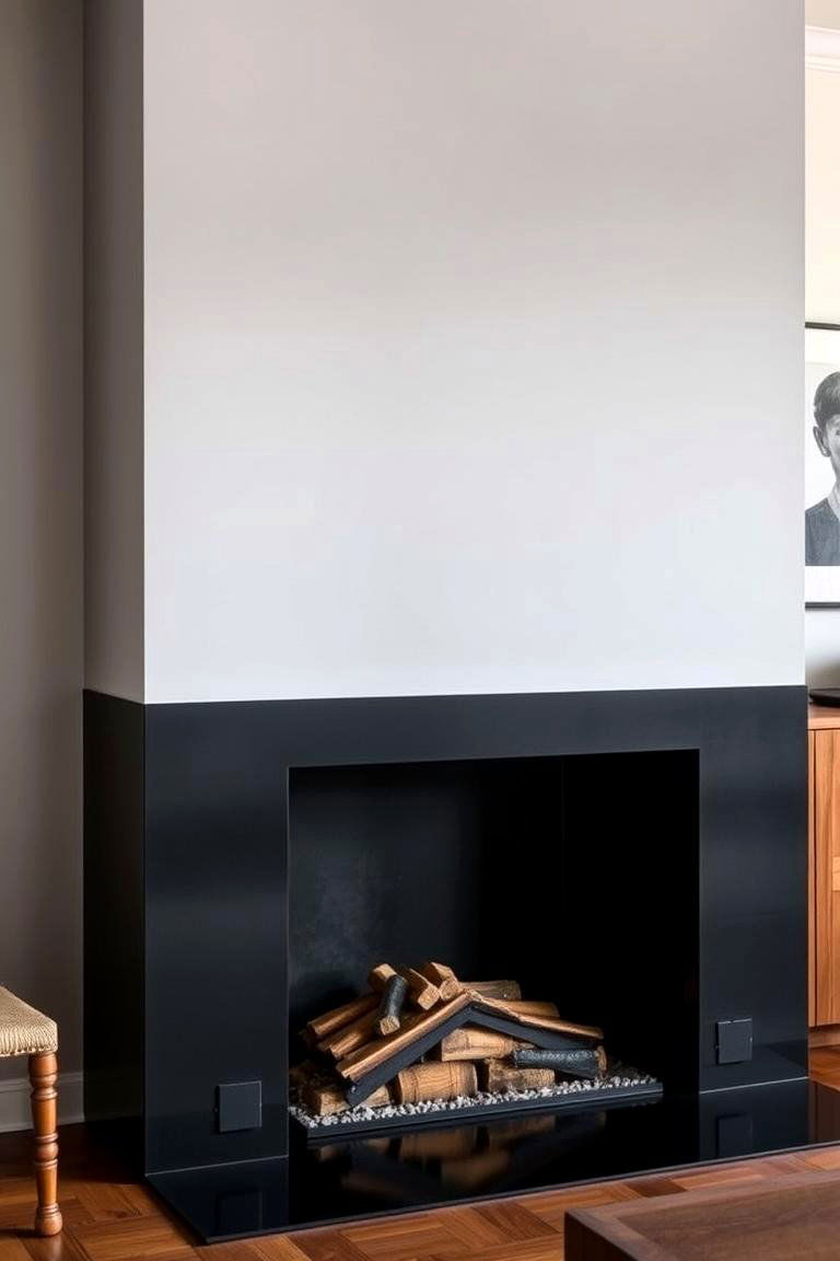 Go for a Bold Black Fireplace - 24 Fireplace Decor Ideas