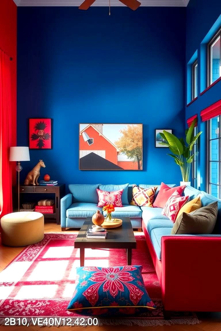 Go for a Bold Color Scheme - 24 House Decor Ideas