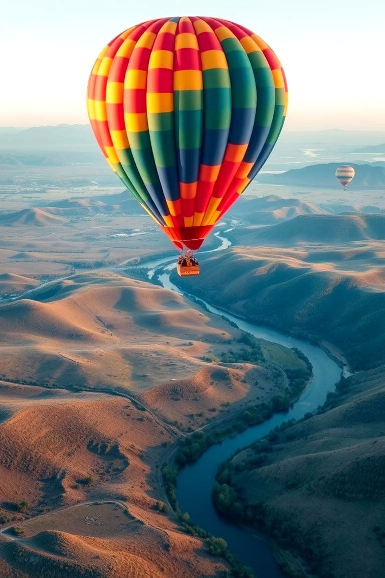 Go on a Hot Air Balloon Ride - 24 Wedding Anniversary Ideas