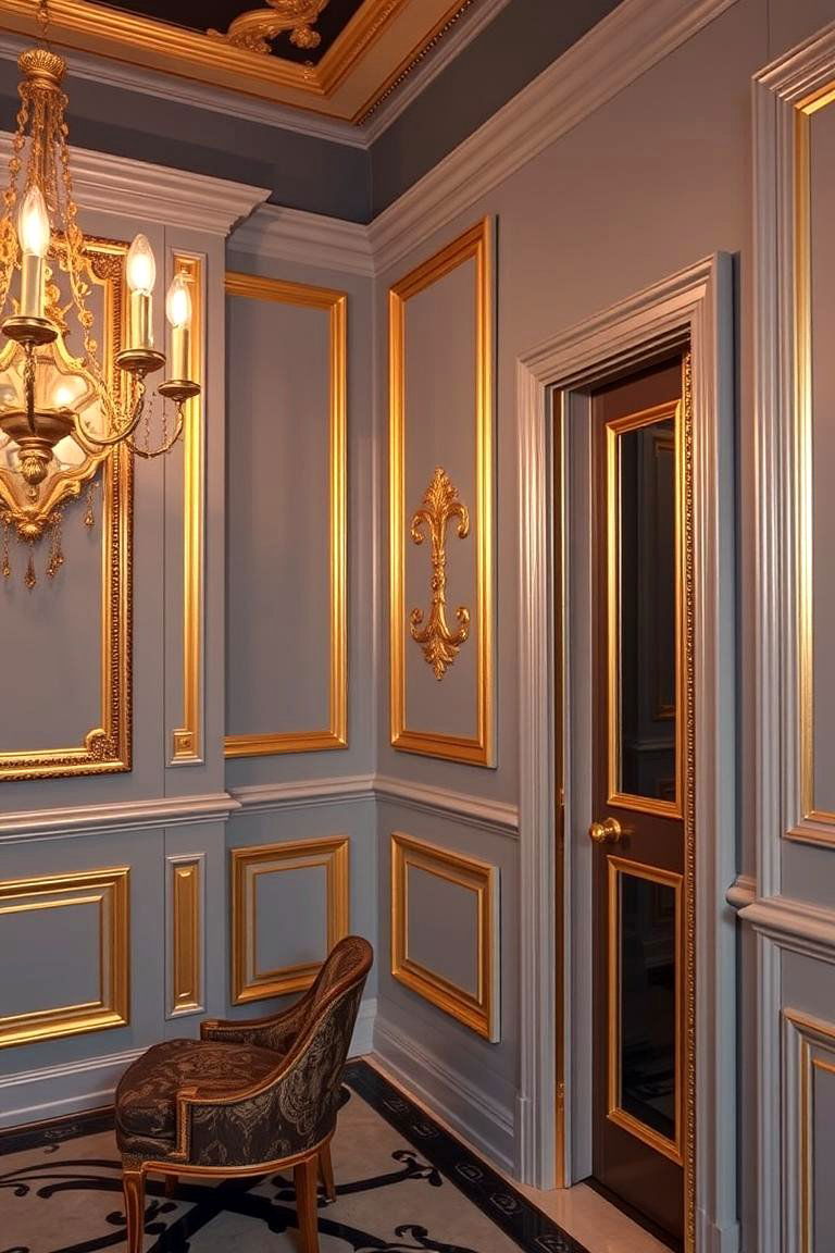 Gold Accents and Details - 24 Chanel Bedroom Ideas