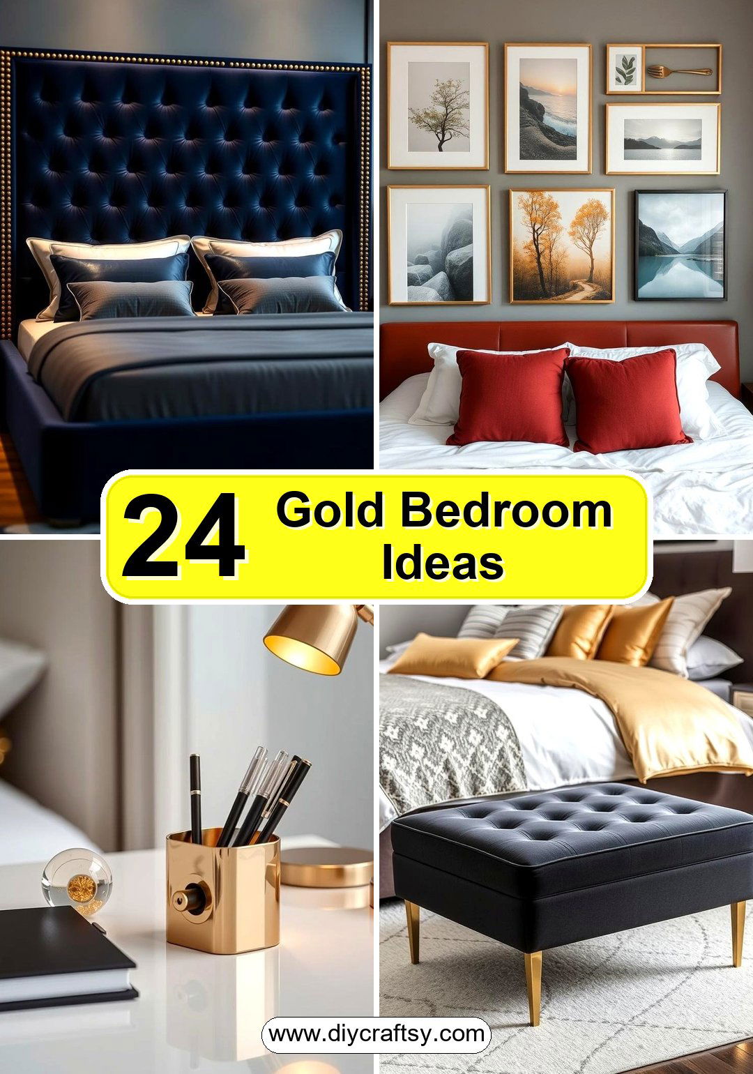 Gold Bedroom Ideas