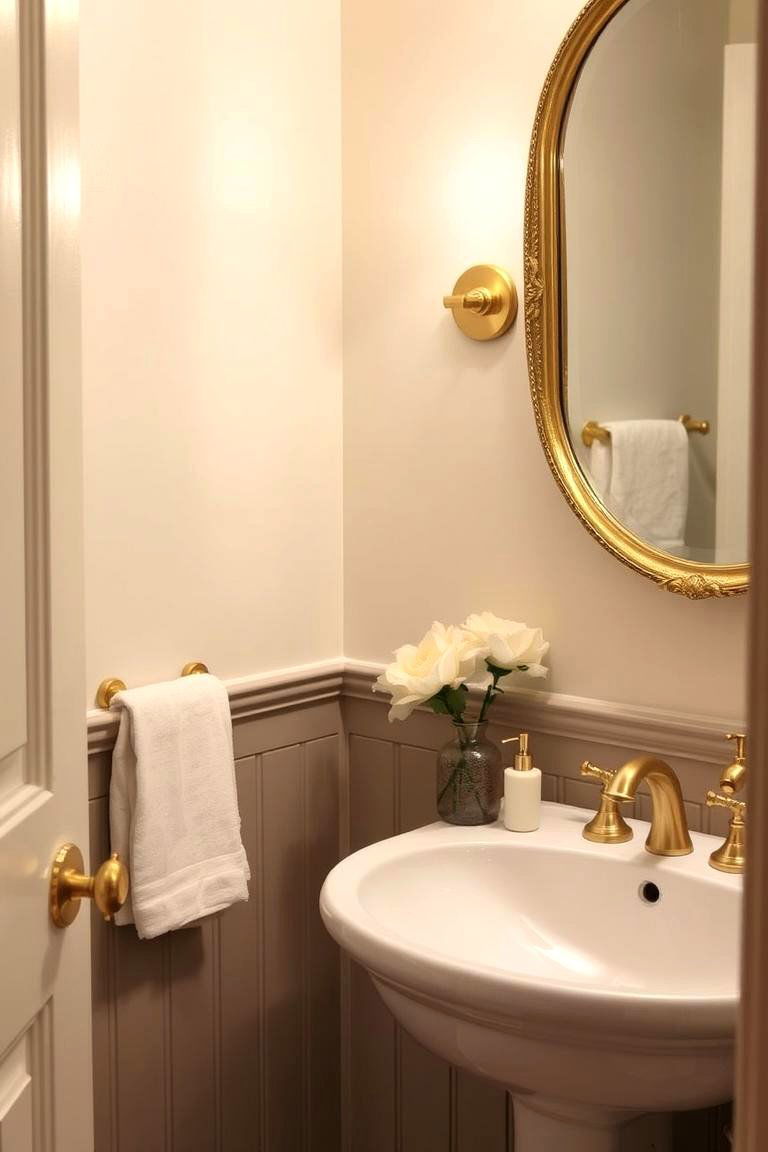 Gold Decorative Accessories - 24 Gold Bathroom Ideas