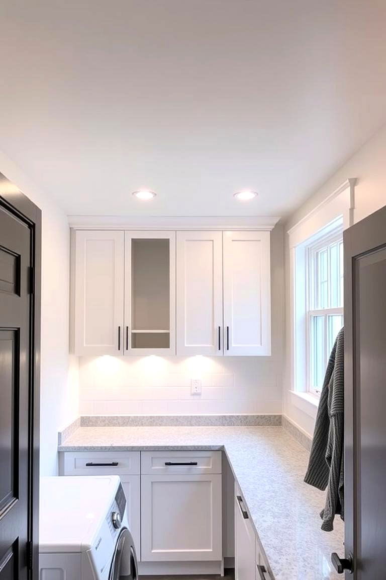 Good Lighting to Enhance Functionality - 24 Mudroom Laundry Room Ideas