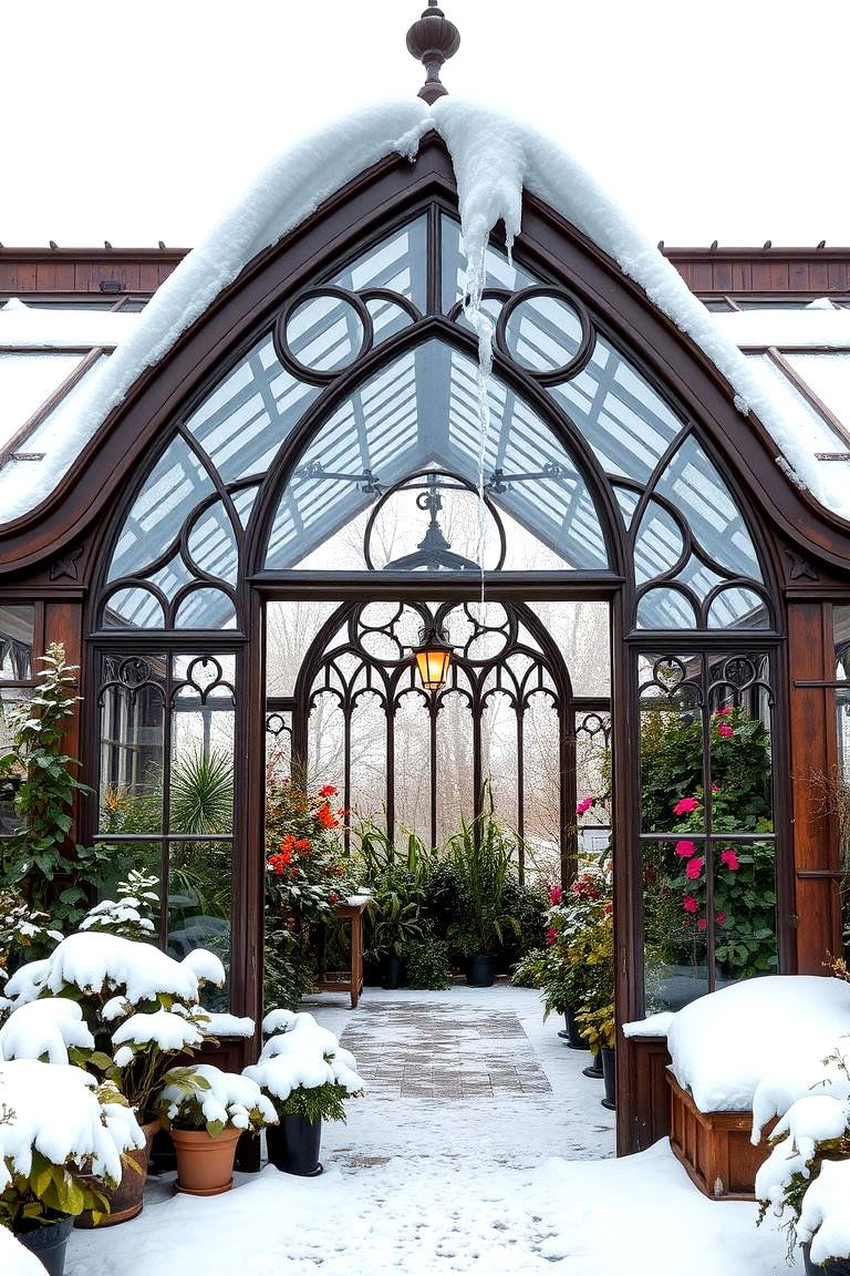 Gothic Arch Greenhouse - 24 Greenhouse Ideas