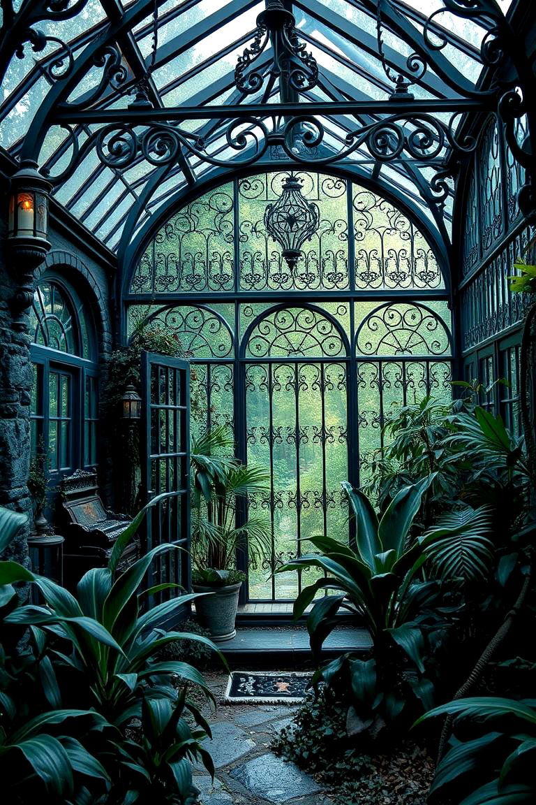 Gothic Fantasy Greenhouse - 24 Fantasy Greenhouse Ideas