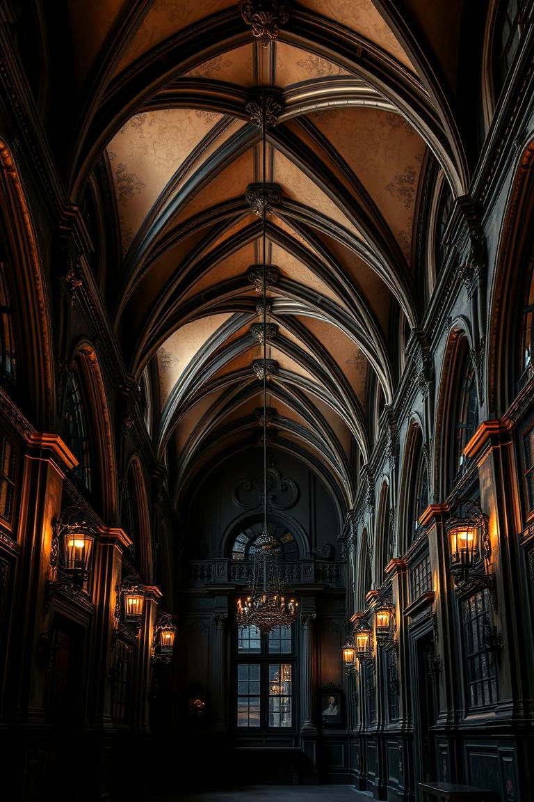 Gothic French Detailing - 24 French Interior Design Ideas