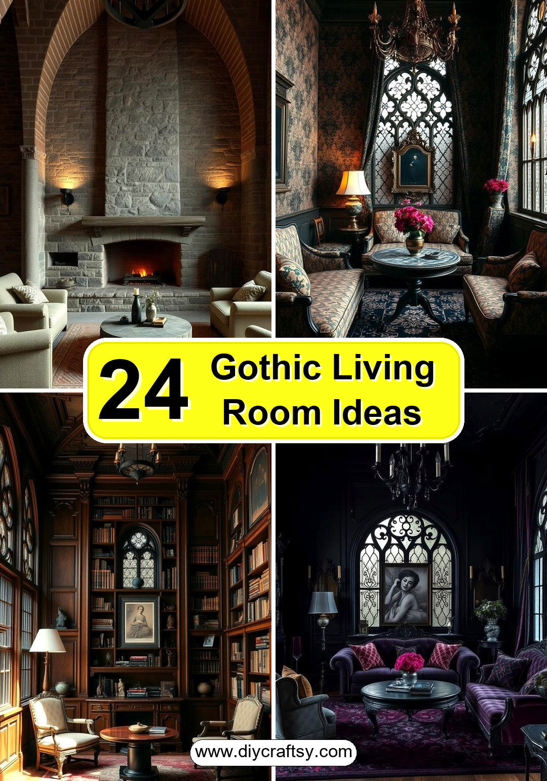 Gothic Living Room Ideas